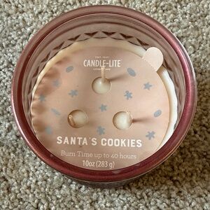 Santa's Cookies Scented Candle - Pink